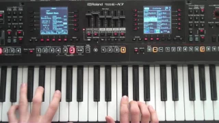 Roland EA7 | Fancy - Flames of love (Płomienie miłości) cover