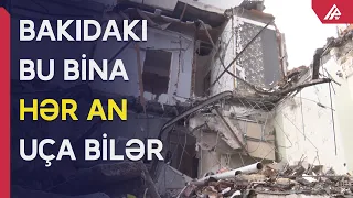 Bakıdakı bu bina uça bilər - YOL BAĞLANDI