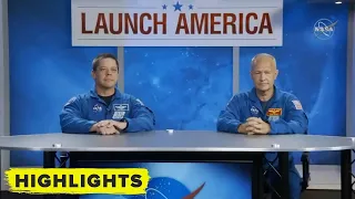 Watch astronauts of NASA's SpaceX Demo-2 first press briefing (full presentation)