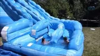 Rent an Inflatable water slide - 18 Ft Tidal Wave - Chicago, Naperville, Aurora, Wheaton, Glen Ellyn