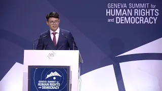 Lesther Alemán a Ortega, en la Cumbre de la Democracia: "Hoy lo repito: sos un asesino, ríndase”