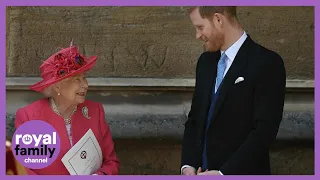 Prince Harry Cracking Jokes with the Queen