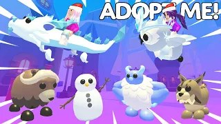 We got all the Winter Pets and Items on Adopt Me! ❄️