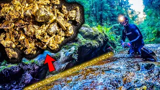 Finding $1000 Worth of Gold in One Crevice