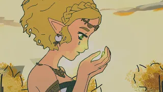 she who swallowed a secret stone (Zelda Tears of the Kingdom x Howl’s Moving Caste animation)