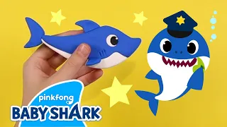 Clay Daddy Shark and Police Shark Song | Baby Shark Clay and Song | Baby Shark Official