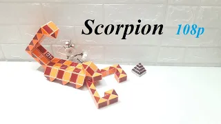 Rubik's Transformable Snakes or Xếp Hình Rắn 108 Pieces - Scorpion