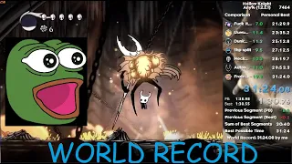 (WORLD RECORD) Hollow Knight Any% in 31:24. I did it.