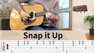 【TAB】John Hatcher | Snap it Up | Fingerstyle