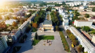 Rivne from drone