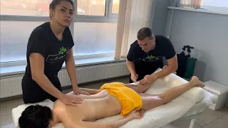 Full body massage 4 hands. Моделюючий масаж усього тіла при тендітній шкірі!