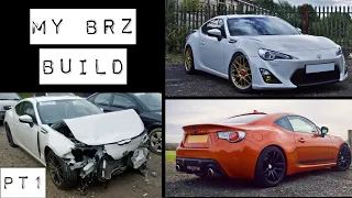 Subaru BRZ Build Part 1:  Rebuilding a crash damaged BRZ Build intro