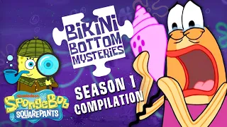 Bikini Bottom Mysteries for 108 Minutes! 🧐 | Season 1 Compilation | SpongeBob