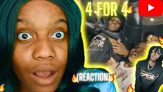 *HE'S WILD!* Lee Drilly x Bando Ptz x Kay Hound x Leeky G Bando - 4 FOR 4 (Official Video) REACTION