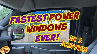 How To Make POWER WINDOWS Blazing FAST!!!  in Just 2 Minutes