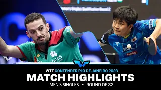 Sora Matsushima vs Marcos Freitas | MS R32 | WTT Contender Rio de Janeiro 2023