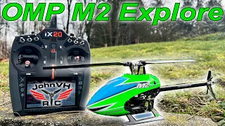 OMP Hobby M2 Explore Electric Helicopter Unboxing and FLYING! @OMPHOBBY #OMP M2 Explore