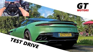 Aston Martin DBS Superleggera Test Drive | Forza Horizon 5 (Steering Wheel) | 4K Extreme Graphics