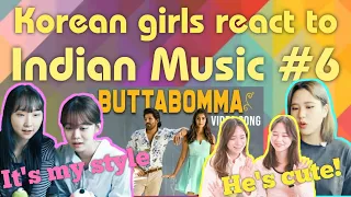 Korean girls react to Indian music #6: ButtaBomma