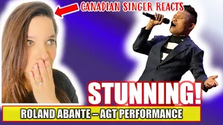 NO WORDS FOR THIS PERFORMANCE ! 😱 ROLAND ABANTE AGT PERFORMANCE REACTION #reactionvideos