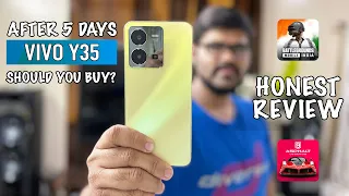 Vivo Y35 Review After 5 Days Of Usage | Honest Review | HINDI 🔥