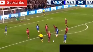 Chelsea vs Barcelona | Willian Shot cross the crossbar | Barca's so lucky if not, be LOSE