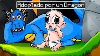 BEBE NOOB ES ADOPTADO POR UN DRAGON EN MINECRAFT