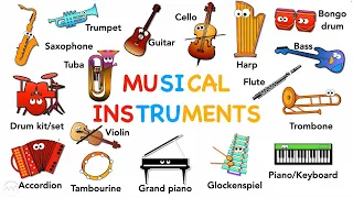 Musical Instruments in English with pronunciation