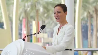 Expo 2020 Dubai- Minister Kamina Johnson Smith visit to the Jamaica Pavilion.