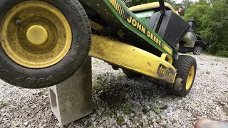 Leaking Gas and No Brakes - John Deere Lawnmower Repairs