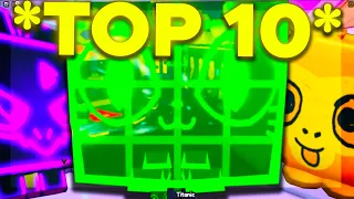 TOP 10 LUCKIEST YOUTUBERS EVER In Pet Simulator X! 🍀