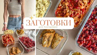 ЗАГОТОВКА ЕДЫ для Похудения на несколько дней 🥗 Как похудеть питаясь вкусно?