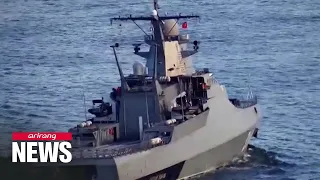 Russian warship fires warning shots on cargo ship in Black Sea, boards vessel