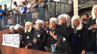 Fans go all out for Yankees' Aaron Judge in Judge's Chambers