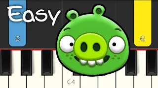 Bad Piggies Theme Song - EASY Piano Tutorial