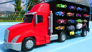 18 types of Disney Cars Tomica & Big Red Truck [Park edition]