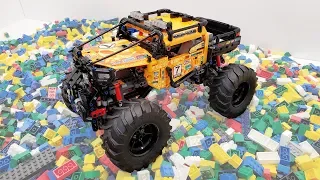 LEGO 4x4 X-treme Off Roader Build, Review, & Test Run - Technic Set #42099