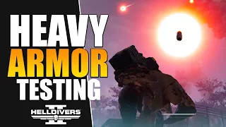 Helldivers 2 - Heavy Armor Testing If It's Good