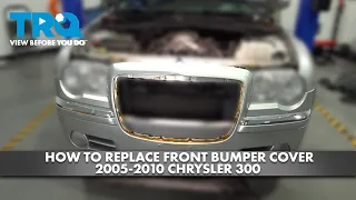 How tor Replace Front Bumper Cover 2005-2010 Chrysler 300
