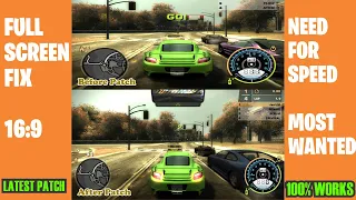 How To Patch Wide Screen Need For Speed ​​Most Wanted - How To Fix Full Screen NFS Most Wanted