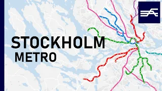 Evolution of the Stockholm's Mass Transit System 1950-2021 (animation)