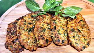 zucchini and potatoes.❗ ready in just 10 minutes.😋 The taste will remain in your palate.