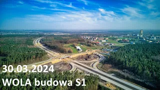 S1 Kosztowy - Bielsko-Biała, budowa drogi S1 Wola [4K/UHD/60fps]