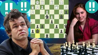 Scronful chess game | Judit Polgar vs Magnus Carlsen 2