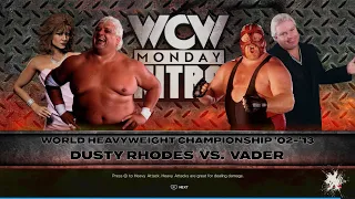 WWE 2K24 DUSTY RHODES VS VADER WORLD HEAVYWEIGHT CHAMPIONSHIP