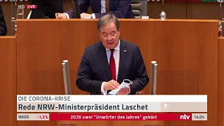 Corona LIVE: Ministerpräsident Laschet auf der Sondersitzung des NRW-Landtags