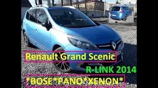 Renault Grand Scenic R-LINK 2014*BOSE*PANO*XENON* 2014 обзор.(№37)ПРИГОН АВТО ИЗ ЕВРОПЫ!