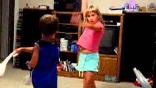 Hannah & Jonah Dancing - 2002