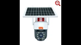 Operate Video Tuya smart 30X Optical Zoom 4G Solar PTZ Dome Cam