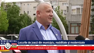 LOCURILE DE JOACĂ DIN MUNICIPIU, REABILITATE ȘI MODERNIZATE